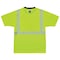 Ergodyne Short Sleeve Hi-Vis Shirt, 100% polyester, Lime, 10XL-Long 8280BK - alternate 2